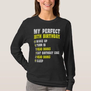 18 Jaar Oud Mijn Perfecte 18e Verjaardag Lezing 18 T-shirt