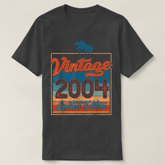18 jaar oude geboorte Gifts  2004 Limited Ed T-shirt (Design voorkant)