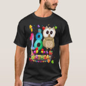 18 jaar oude Kinderen 18e vogeldag T-shirt (Voorkant)