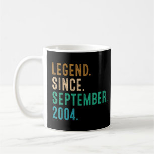18 jaar oude legend sinds september 2004 18e herfs koffiemok