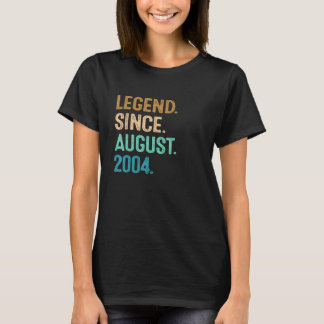 18 jaar oude legering sinds augustus 2004 18e gebo t-shirt
