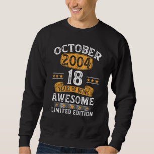 18 jaar oude Vintage 18 oktober 2004 Trui