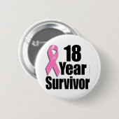 18 jaar Survivor Des 1.png Ronde Button 5,7 Cm (Voorkant /achterkant)