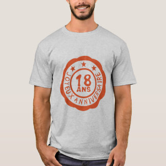 18 jaar vrolijk logo 15 t-shirt