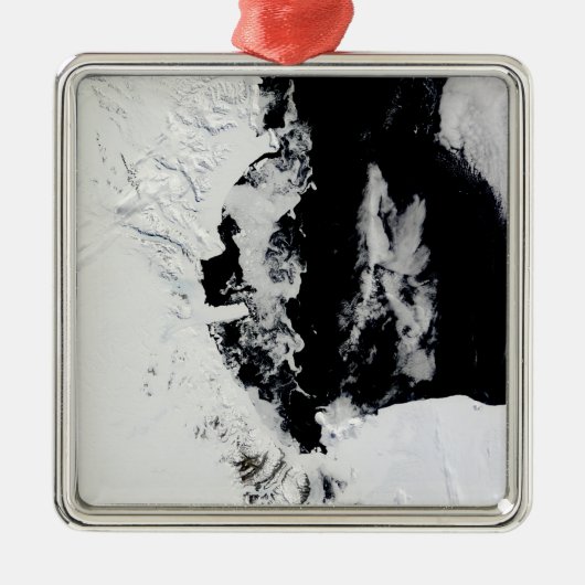 18 januari 2010 - Ross Zee, Antarctica Metalen Ornament (Voorkant)