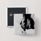 18 januari 2010 - Ross Zee, Antarctica Vierkante Button 5,1 Cm (Voorkant /achterkant)