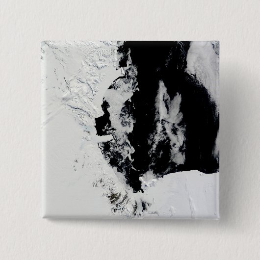 18 januari 2010 - Ross Zee, Antarctica Vierkante Button 5,1 Cm (Voorkant)
