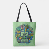 18 januari - Thesaurusdag Tote Bag (Achterkant)