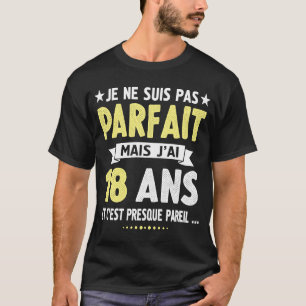 18-jarige jonge humor ter gelegenheid van de verja t-shirt