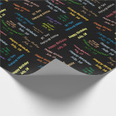 18 juli, cadeaupapier voor cadeautjes (Hoek)