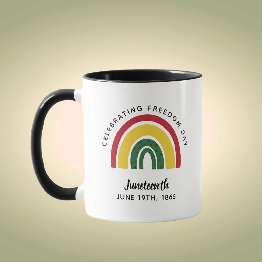 18 juni 1865 Rainbow Celebrating Freedom Day Mok