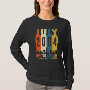 18 juni 2004 18e verjaardag t-shirt