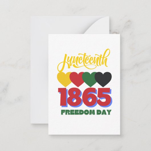 18 juni notitiekaartje (Voorkant)