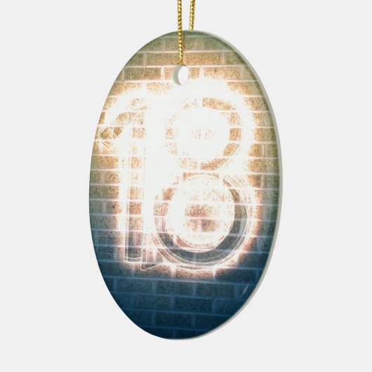 18 KERAMISCH ORNAMENT (Links)