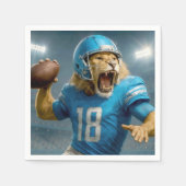 #18 Lion Football Speler Servet (Voorkant)