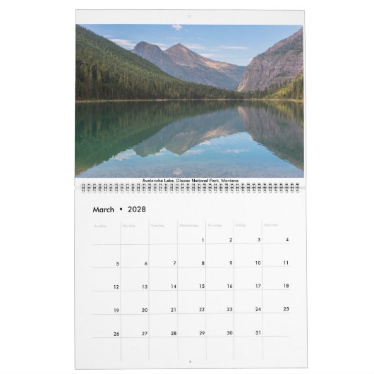 18 maanden schilderachtig kalender (Mar 2028)