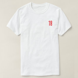 18 met Ervaring Grafische T-Shirt