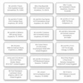 18 Naam individuele ontvanger Adres Verzending San Sticker (Voorkant)