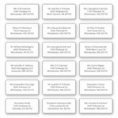 18 Naam ontvanger VerzendAdresetiketten Sticker (Voorkant)