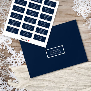 18 Naam van de individuele ontvanger Adres Navy Wh Sticker