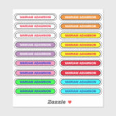 18 naamlabeltjes - school student stickers (Vel)