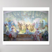 #18 Oath of Omladina under the Slavic Linden Tree Poster (Voorkant)