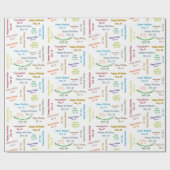 18 oktober, cadeaupapier voor cadeautjes (Vlak)