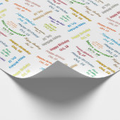 18 oktober, cadeaupapier voor cadeautjes (Hoek)