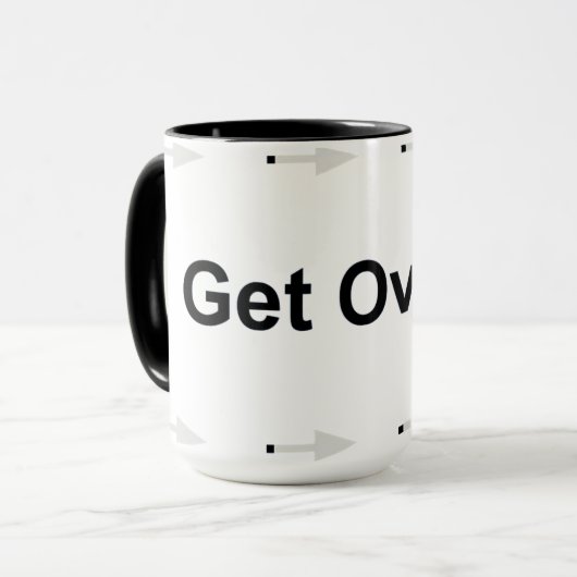 18 Oz koffie-Mok Mok (Voorkant links)