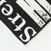 18 Persoonlijke namen of woorden Beste geweren Fleece Deken (Hoek)