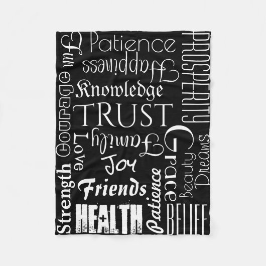 18 Persoonlijke namen of woorden Beste geweren Fleece Deken (Voorkant)