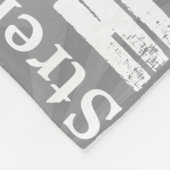 18 Persoonlijke namen of woorden Beste geweren Fleece Deken (Hoek)