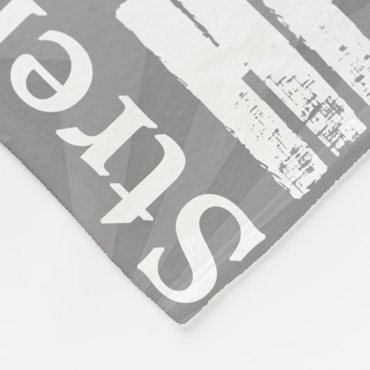 18 Persoonlijke namen of woorden Beste geweren Fleece Deken (Hoek)