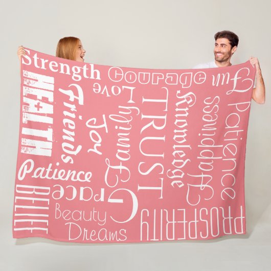 18 Persoonlijke namen of woorden Beste geweren Fleece Deken (In situ)