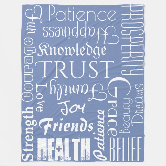 18 Persoonlijke namen of woorden Beste geweren Fleece Deken (Voorkant)