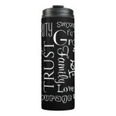 18 Persoonlijke namen of woorden Beste wensen Thermosbeker (Voorkant)