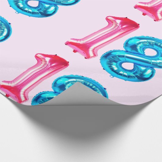 18 roze inpakpapier (Hoek)