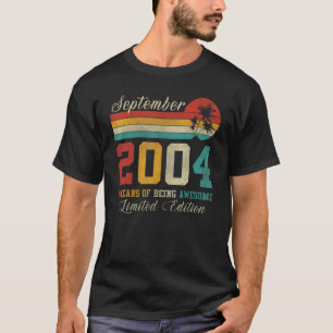 18 september 2004 18e  jaardag 2004 t-shirt