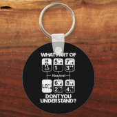 18 Speed What Don't You Understand Funny Truck Dri Sleutelhanger (Voorkant)
