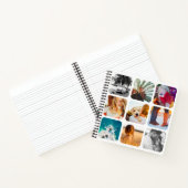 18 Square Photo Collage White Hard Hoesje Journal Notitieboek (Binnen)