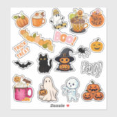 18 Sticker Packer voor Halloween Planners & Multom (Vel)