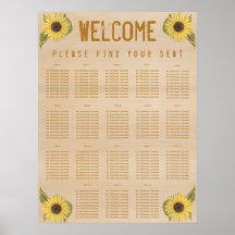 18 Tabellen Zitkast Rustic Wood Sunflower