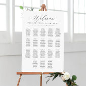 18 Tafels Welkom Zitplaats Chart Poster