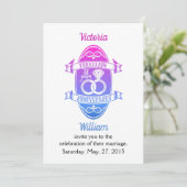 18 traditioneel porselein 18e trouwdag jubileumjaa kaart (Staand voorkant)