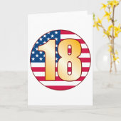 18 USA Gold Kaart (Gele Bloem)