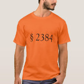 18 USC § 2384 - Sedertelijke samenzwering T-shirt (Voorkant)