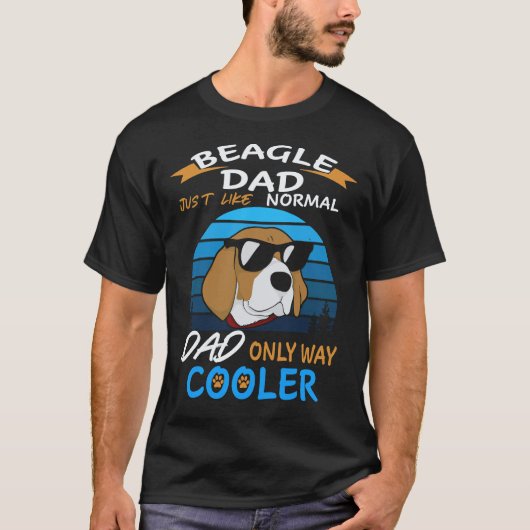 18 Vader - Beagle Vader Koeler Beagle T-shirt (Voorkant)