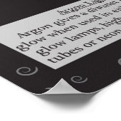 18. Veelhoek (Ar) Periodieke tabel van de elemente Poster (Hoek)