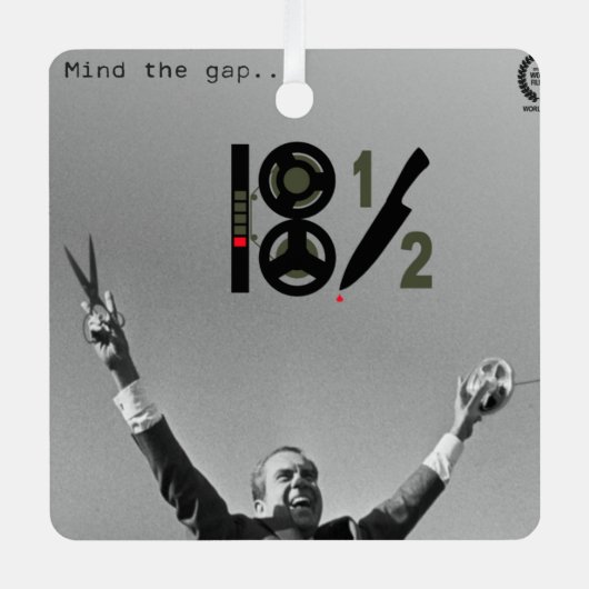 18½ versiering metalen ornament (Voorkant)