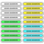 18 Volledige naam Slip Labels - School Student Sti (Voorkant)